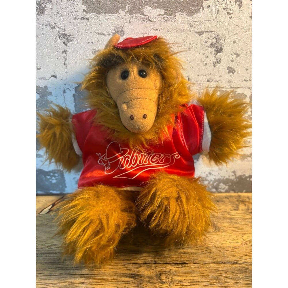 Vintage 1988 ALF Orbiters Baseball Hand Puppet Plush